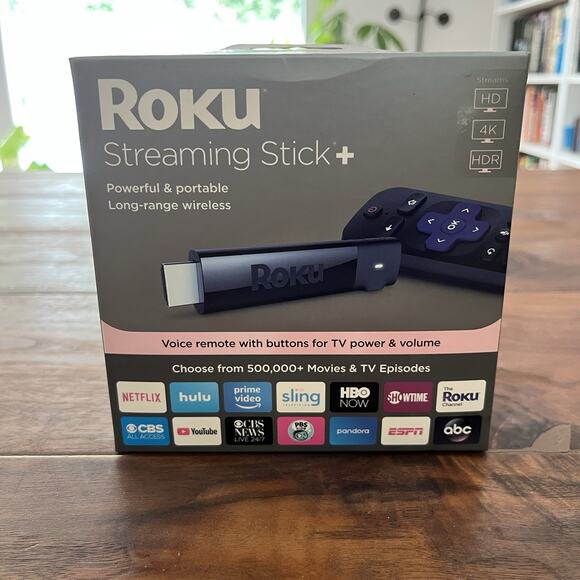 Roku Streaming Stick + HD/4K/HDR Streaming Device Long-Range Wireless Sealed - Picture 1 of 6